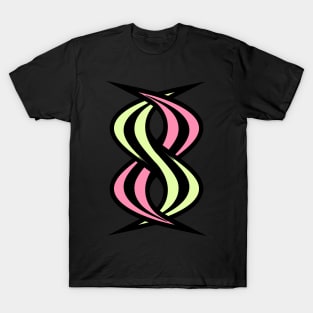 Smellville and Smellody ‘S’ Interlocking Logos Black T-Shirt